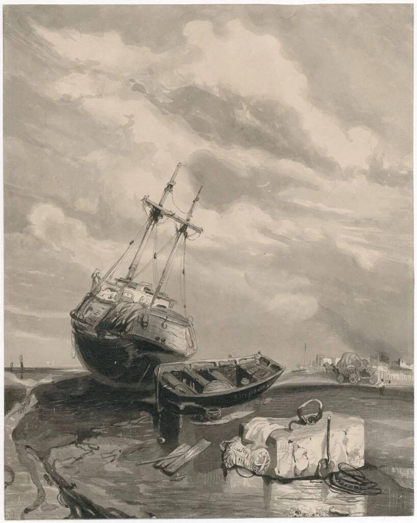 Nave sulla spiaggia